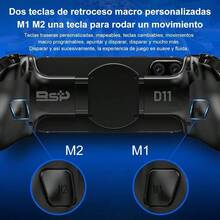 FEISEDY Mando de Juegos Inalmbrico Extensible para Android, Controlador Gamepad 5.0 con Diseo Ergonmico - Compatible con iOS, para Tabletas y Dispositivos Mviles - Blanco - Ver 6
