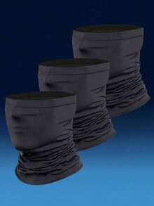 1/2/3 件男女通用拉法帽面罩颈部保暖臂套，适合四季户外活动，如旅行、骑自行车、徒步旅行、钓鱼 - 彩色 - 查看 19