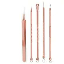 祛痘工具套装，包含黑头去除器、瑕疵去除器和深层清洁面部护理工具 - 粉刺針 - 查看 20