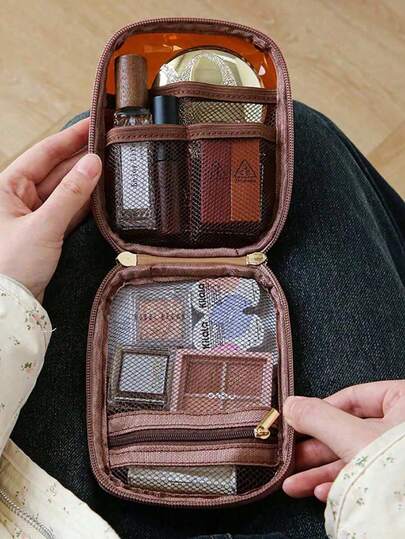 Cosmetic Bag Women's Portable Large-Capacity Storage Bag 2024 New High-End Business Trip Skin Care Product Toiletry Bag Box Travel Essentials Holiday Essentials