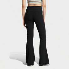 Women's  Essentials Rib Flared Leggings |  | Women Outdoor Leggings - IW5727-001/黑色 - 查看 3