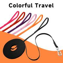 Dog Training Leash | Waterproof Durable PVC Long Lead | 3m/5m/10m/15m For Outdoor Walking, Hiking & Snow Play | All-Season Control For Large Medium Small Dogs