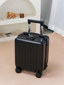 14-Inch Carry-On Luggage With Password Lock, Small Suitcase, Lightweight Travel Rolling Luggage For Women And Men - Multicolor - View 6