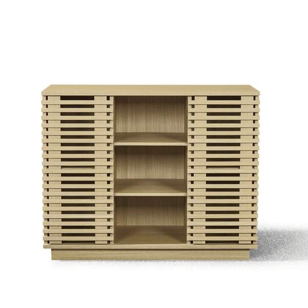 Golden Oak Living Room Storage Cabinet, Sideboard, Storage Cabinet, Large Capacity Storage Cabinet