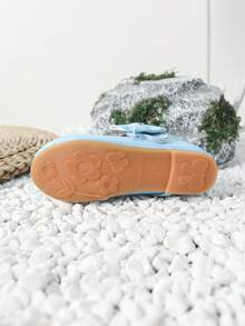 1 Paio di nuove scarpe piatte comode per bimbe, scarpe piatte carine per neonati e bambini piccoli da usare all'aperto - Blu - Visualizzare 8