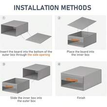 Closet Organizers And Storage Fabric Bins With Drawers For Closet Foldable Clothes Organizers With Clear Window Stackable Storage Drawers Units For Bedroom Living Room 4Pack Grey