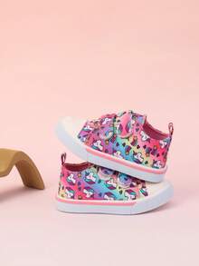 GENGASUN 1 szt. Dziewczęce buty codzienne z nadrukiem w kształcie kreskówki, modne buty codzienne na jesień