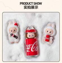 POP MART 怪兽拉布布可口可乐限量版搪胶毛绒盲盒 - POP MART THE MONSTERS LABUBU Coca-Cola limited edition vinyl plush blind box - 查看 5