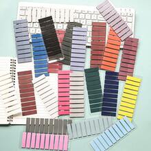 32 Packs (6400 Sheets) / 23 Packs (4600 Sheets) / 14 Packs (2800 Sheets) / 10 Packs (2000 Sheets) 7 Packs (1400 Sheets) / 6 Packs (1200 Sheets) Semi-Transparent PET Sticky Notes, Index Stickers, Indicator Stickers, Solid Color Attractive Index Stickers, Student & Office Supplies - Multicolor - View 8
