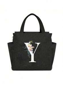 1 buc Geantă termică cu buzunar dublu Geantă de prânz cu capacitate mare, cu imprimeu de floarea-soarelui, pentru studenți, geantă termică pentru mese, geantă termică portabilă pentru picnic, geantă de prânz termică pentru birou, geantă de prânz școlară, geantă de prânz izolată pentru cutie de prânz, recipient pentru prânz pentru serviciu, birou, vacanță, pentru bărbați, pentru femei, pentru camping, cutie de prânz școlară, geantă de prânz multifuncțională pentru femei, cutie de prânz pentru școală, geantă impermeabilă pentru călătorii