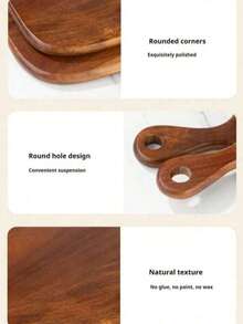 1 件木制创意切菜板、肩球棒砧板、实木面包板、披萨板、寿司板、水果蔬菜不对称双面切菜板、水果托盘、小吃托盘、餐具托盘、餐桌装饰托盘、乡村厨房必备、圣诞节、节日礼物