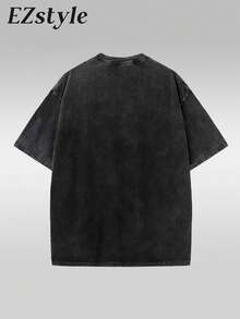 Spooky Island Washed Pure Cotton Shirt, Retro Spooky Island Shirt, Disco Skull Cartoon Halloween Movie T Shirt, 90s Nostalgia Tee For Movie Fan, Women'S Vintage Movie Tee, Amusement Park Graphic - White, Comfortable Fabric - 黑色 - 查看 2