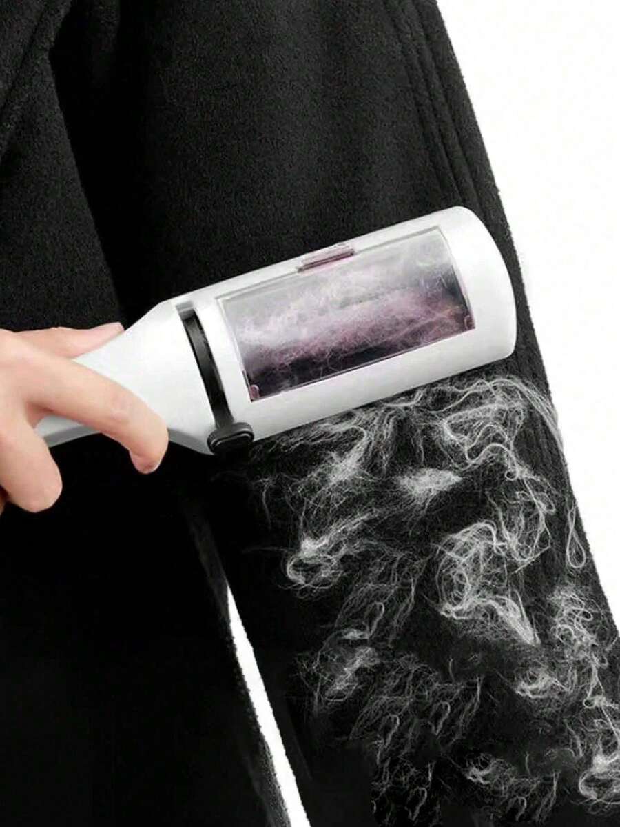 1pc Elegant Ceramic Toilet Brush With Long Handle - Black & White Cat Design, Decorative Bathroom Cleaning Tool, Suitable For Modern Home Decor, Toilet Brush Holder