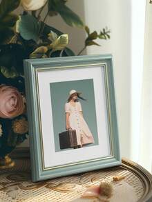 1pc Retro European Style Photo Frame Decorative Photo Frame, 5 Inches, 6 Inches, 7 Inches, 8 Inches, 10 Inches, A4 Size, Photo Display Frame, Horizontal And Vertical Dual-Purpose Photo Frame, Suitable For Desktop And Wall Display, Office And Home, Living Room, Bedroom Decoration, Wedding, Valentine's Day, Christmas