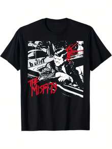 Misfits Four Seasons Unisex Adult Popular Printed T-Shirt ,Men Size S-3XL - màu đen - Xem 1
