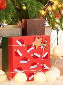 500 Stück Weihnachtsmützen Aufkleber, wasserfeste selbstklebende Aufkleber für Umschläge, Tagebücher, Dekorationen, Partyzubehör, geeignet für Raumdekoration, Heimdekoration, Geburtstagsdekorationen, Weihnachten, Weihnachtsdekoration, Weihnachtsdekor für Zuhause, Weihnachtsgeschenke, Geburtstagszubehör Winter