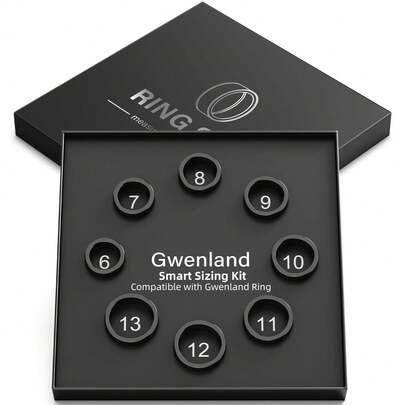 Ring Sizer Measuring Tool - Find Your Perfect Size Before Buying A Smart Ring (Sizes 6-13)