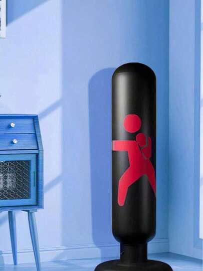 1pc Punching Bag, Free Standing Boxing Bag For Bounce Back Focus Punching Bag For Practicing Karate, Taekwondo, De-Stress Boxing Bag Training Equipment Exercise Boxing Standing Punching Bag