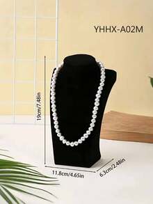 Soporte de collar con forma humana, estante de exhibición de collares, adecuado para exhibición en mostrador