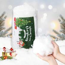 Christmas Fake Snow 7.05oz Fluffy Artificial Snow For DIY Xmas Tree Decor, Crafts Showcase, Winter Christmas Village Displays, Gifts, Mantle Nativity, Wedding, Easter Party Decorations Home Decor Christmas Decorations Room Decor Christmas Decorations Home Christmas Gifts Christmas Decor - White - View 2