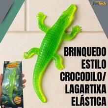 Crocodile Stretch Sticks To The Wall Elastic And Soft New - 淺綠色 - 查看 2