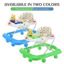 Height Adjustable Zigzag Walker - Green - View 11