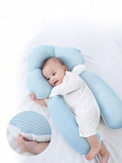 1pc Baby Shaping Pillow 0-1 Year Old, Anti-Startle Pillow, Infant Sleep Aid, Summer Newborn Pillow