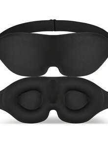 2-in-1 3D konturierte Schlafmaske, Unisex, entwickelt für Nickerchen und Schlaf, hilft gegen Müdigkeit, atmungsaktiv, lichtundurchlässig, weich und verstellbar, fördert tiefen Schlaf, geeignet für Reisen und kurze Nickerchen - Verschiedenfarbig - Übersicht 16