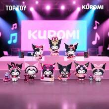 Miniso Figura de juguete de la serie Idol Sparkling de Sanrio Kuromi, lindo decorativo de escritorio y regalo coleccionable - Multicolor - Ver 13