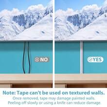 D-Line PVC Self Adhesive Trunking Cable Management Hide Cover Dline Plastic - White - View 6