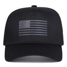 1 Stück Herren Amerikanische Flagge LKW Fahrer Mütze, personalisierte bedruckte Baseballkappe, Streetwear Mode Mesh Kappe, Outdoor Sonnenschutz Casual Hut, geeignet für Frühling, Herbst, Reisen, Strand, Sommer, Feiertage - Verschiedenfarbig - Übersicht 6