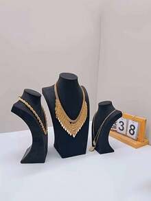 Soporte de collar con forma humana, estante de exhibición de collares, adecuado para exhibición en mostrador