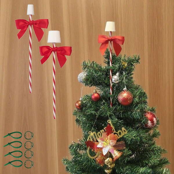 2pcs Christmas Tree Topper Holder, Decoration Base Stand Stabilizer Home Decor Christmas Decorations Room Decor Winter