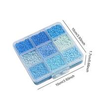 3mm Seed Beads Kit, Assorted Colors Glass Seed Beads Kit For Jewelry Making, DIY Bracelets Necklaces Earring Jewelry Making Supplies, Jewelry Handicrafts