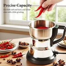 Multifunctional Home Electric Coffee Grinder - High Power Machine For Kitchen Cereal, Nuts, Beans, Spices & Grains - Xem 2