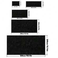 Esta alfombra de área de estilo minimalista moderno/material de terciopelo, adopta el diseño de la versión de alta gama (850g/㎡) con un material talla grande grueso y una mayor densidad. Decorada con patrones geométricos personalizados, esta lujosa alfombra puede combinar perfectamente con varios estilos de decoración del hogar. - Multicolor - Ver 11