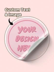 1-240张可定制标签 - 个性化文字和图片贴纸，包括定制感谢标签、封条、免熨烫彩色装饰贴纸，是送给男士、女士、家人、朋友、儿子、女儿、学生、周年纪念日、儿童节、学校、家庭的理想礼物，用途广泛，个性化，独一无二