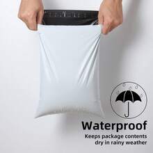 10/20/30/50/100 件白色聚乙烯邮寄袋，用于服装的运输袋，自封运输信封，邮寄信封，邮寄聚乙烯袋，适用于小型企业、精品店 - 彩色 - 查看 9