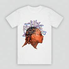CAMISETA PERSONALIZADA  RAPPER MÚSICA HIP HOP R&B CAMISETA VINTAGE ARTISTA POP - Blanco - Ver 1