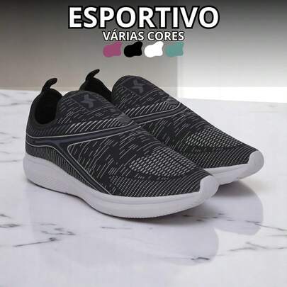 Tênis Meia Feminino – Design Anatômico, Calce Fácil e Conforto Ideal Para Qualquer Ocasião.
