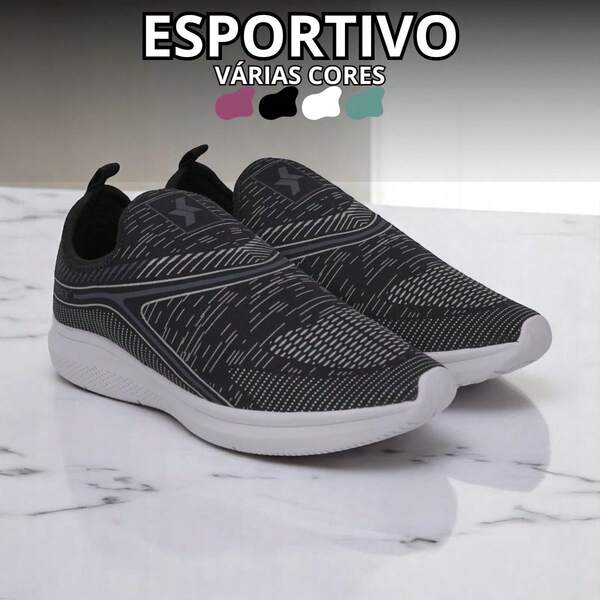 Tênis Meia Feminino – Design Anatômico, Calce Fácil e Conforto Ideal Para Qualquer Ocasião.