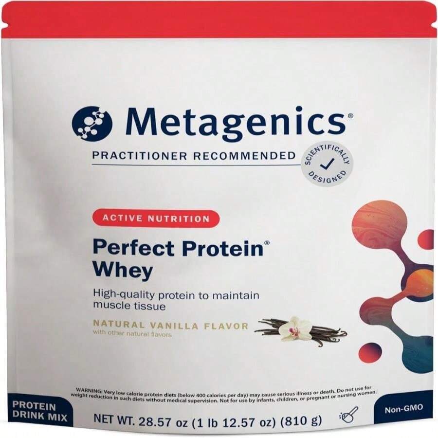 Metagenics Perfect Protein With Cross-Flow Micro-Filtered Whey Isolate &Amp; Hydrolyzed Whey Protein - 30 Servings - Chocolate - Tên hương vị B - Xem 1