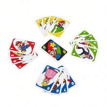 Mattel 官方 UNO 牌組遊戲套組，收藏版 Super/多版本系列，2-10 人派對桌上遊戲，團隊建設派對卡牌遊戲 - DRD00 一號 - 查看 2