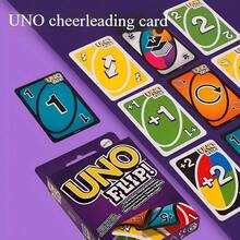 Mattel 美泰游戏 UNO FLIP！双面卡牌游戏，家庭聚会桌游，采用明暗双面卡牌机制，适合 7 岁及以上旅行者（112 张卡牌） - GDR44 美泰 UNO 翻轉撲克牌 - 查看 5
