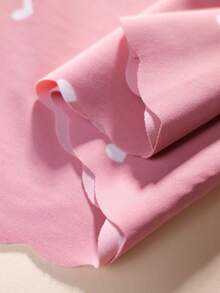 3 件套女士内裤，可爱心形印花，荷叶边饰边，面料柔软顺滑，舒适休闲内衣 - 彩色 - 查看 7