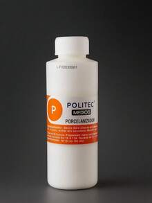 Porcelanizador acabado super brillante Politec 115ml esmalte para obras porcelana pintura arte decoración manualidades acabado profesional duradero fácil aplicar resistente hogar regalo creativo - porcelanizador politec - Ver 6