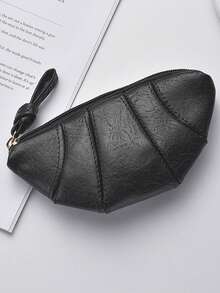 Minimalist Necklace Coin Purse, Niche Texture Croissant Bag, Women's Halter Large Capacity Coin Purse, Multifunctional Minimalist Bag - Multicolor - View 2