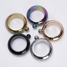 定制304不锈钢水晶手镯酒壶 – 3.5盎司圆形彩色激光雕刻酒壶，镶嵌水钻，是送给她的完美新年和情人节礼物