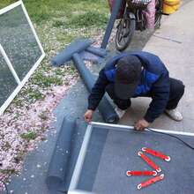 Installation Of Hand Tools For Rolling Splicing Rollers On Nylon-Handled Threaded Doors And Windows - 紅色 - 查看 3