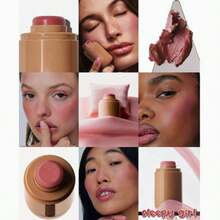 Nuevo producto de Haileyskin - Rubor en barra de polvo con doble uso para labios y mejillas, con diseño de cerdo/pecas